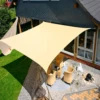 1PC, UV-Blocking, Waterproof Sun Canopy Shade Sail - Portable with EasyFasten for Patio, Deck, Yard 1