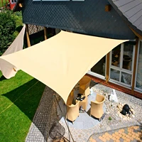 1PC, UV-Blocking, Waterproof Sun Canopy Shade Sail - Portable with EasyFasten for Patio, Deck, Yard 1