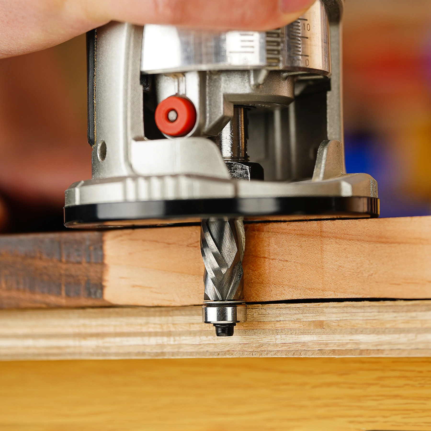 1PC Dreanique Router Bit Zwei Flöte Flush Trim Holz Fräser UP&DOWN Cut Mühle mit Lager 1/4 1/2 Schaft Spirale Schaftfräser – Detail 12