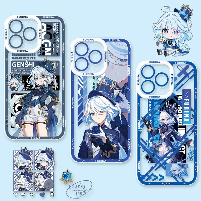 Genshin Impact Themed Smartphone Case - Stylish and Durable Design