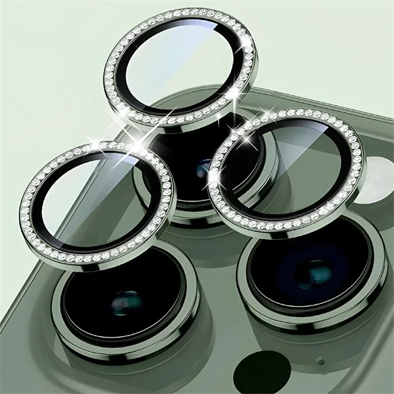 Diamond Camera Lens Protector - Premium Tempered Glass Lens Protection