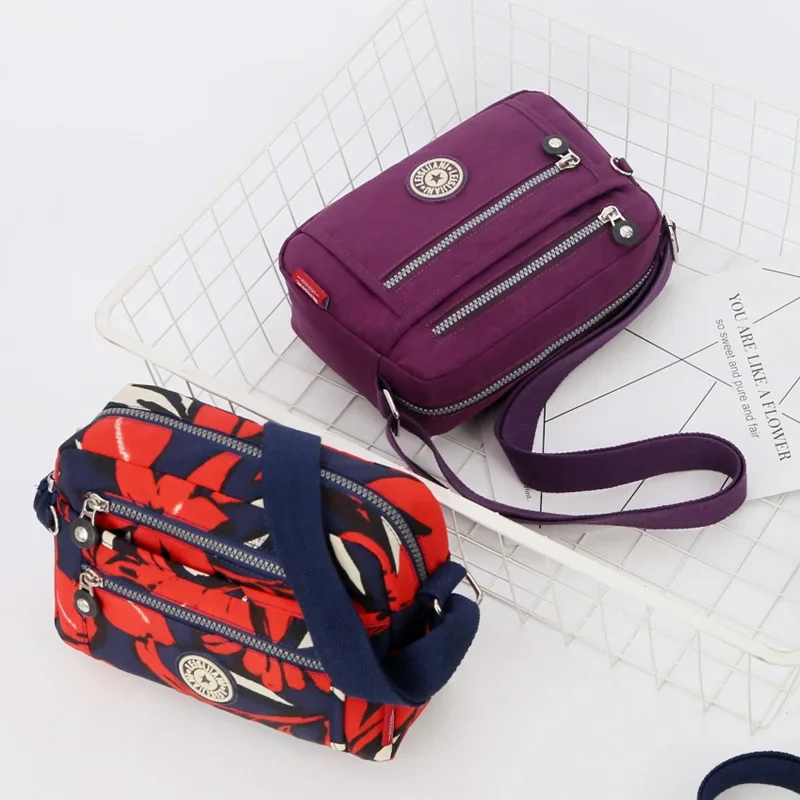 Fashion Crossbody Bags for Women Designer New Waterproof Shoulder Bag Nylon Cloth Female HandBag Casual Travel Messenger Bag