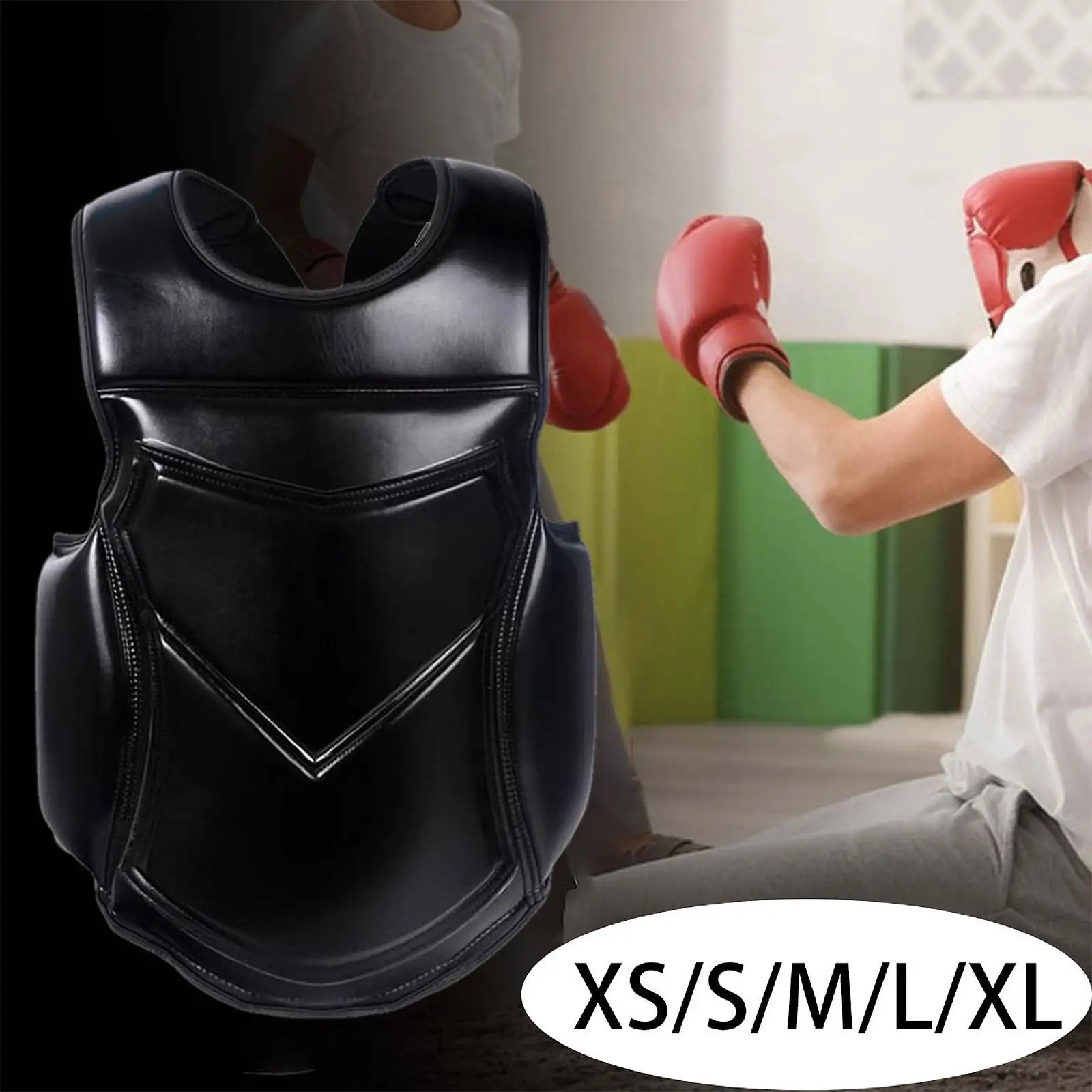 Boxing Body Protector Protector Karate Chest Guard Protection Pad Vest for Workout Martial Arts Kickboxing Upper Belly Muay Thai