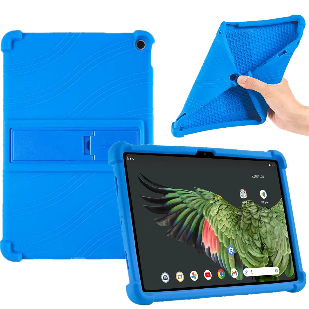 Custodia Per Bambini Per Tablet Google Pixel 11 Pollici 2023 Cover Custodia Protettiva Per Supporto Pieghevole In Silicone Morbido Per Custodie Google