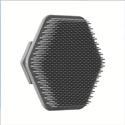 Silicone Facial Cleansing and Exfoliating Brush (GRAY)