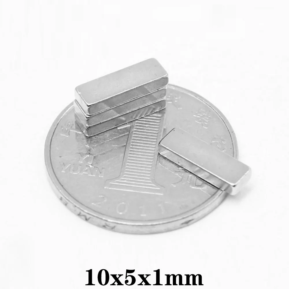 201000pcs 10x5x1 Rare Earth Thickness 1mm Small Rectangular