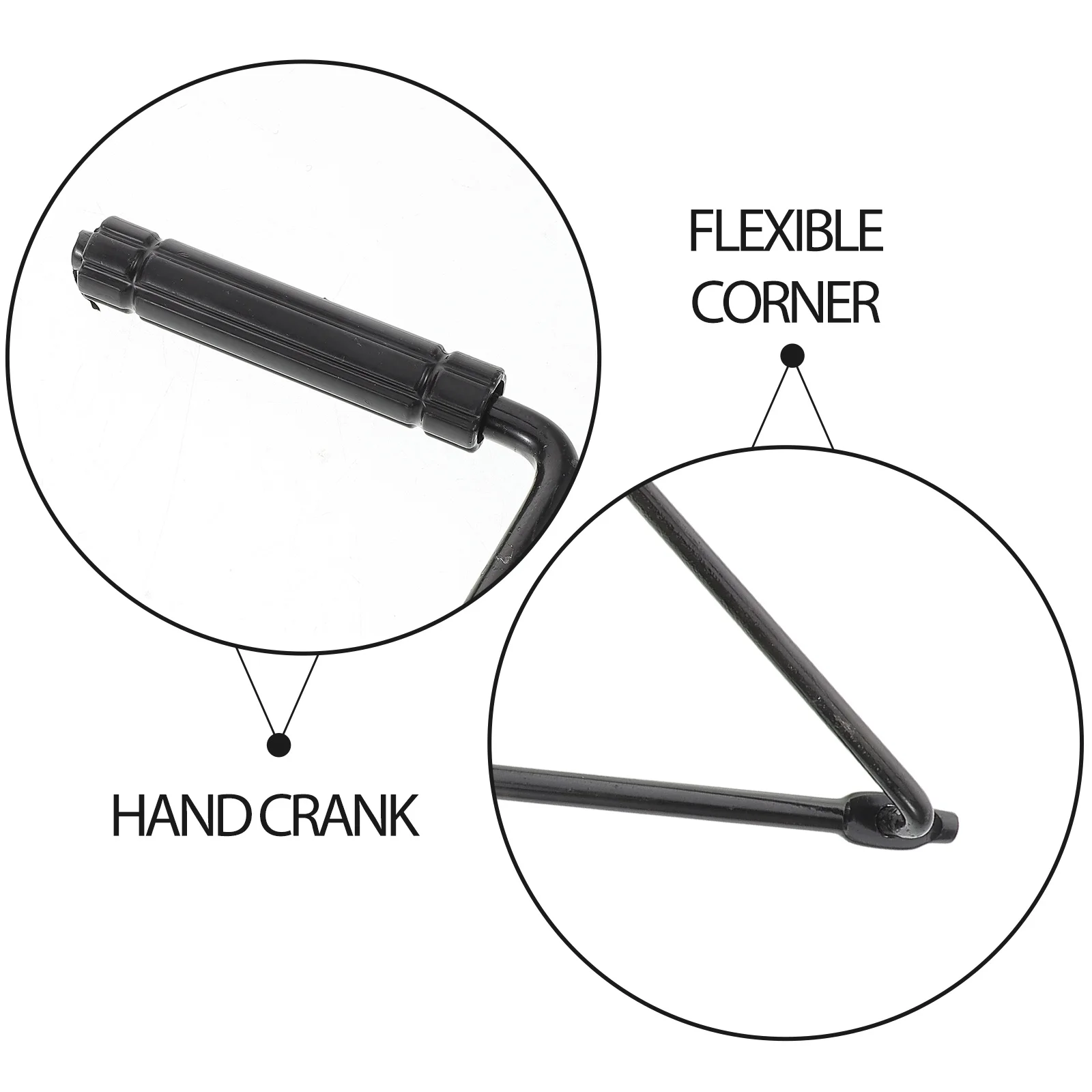 Jack Rocker Automotive Tools Crank Handle Straight Hook Steel Tire Lifting The Tow