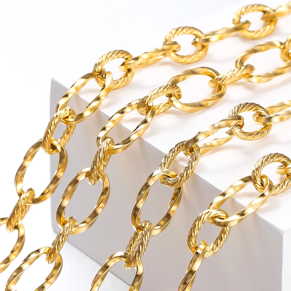 Stainless Steel Brass Metal Thick Chain