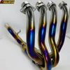 Titanium Alloy for Kawasaki ZH2 ZH2 SE 2020-2023 NINJA H2SX H2SX SE 2018-2023Motorcycle Exhaust System Header Collector Malifold