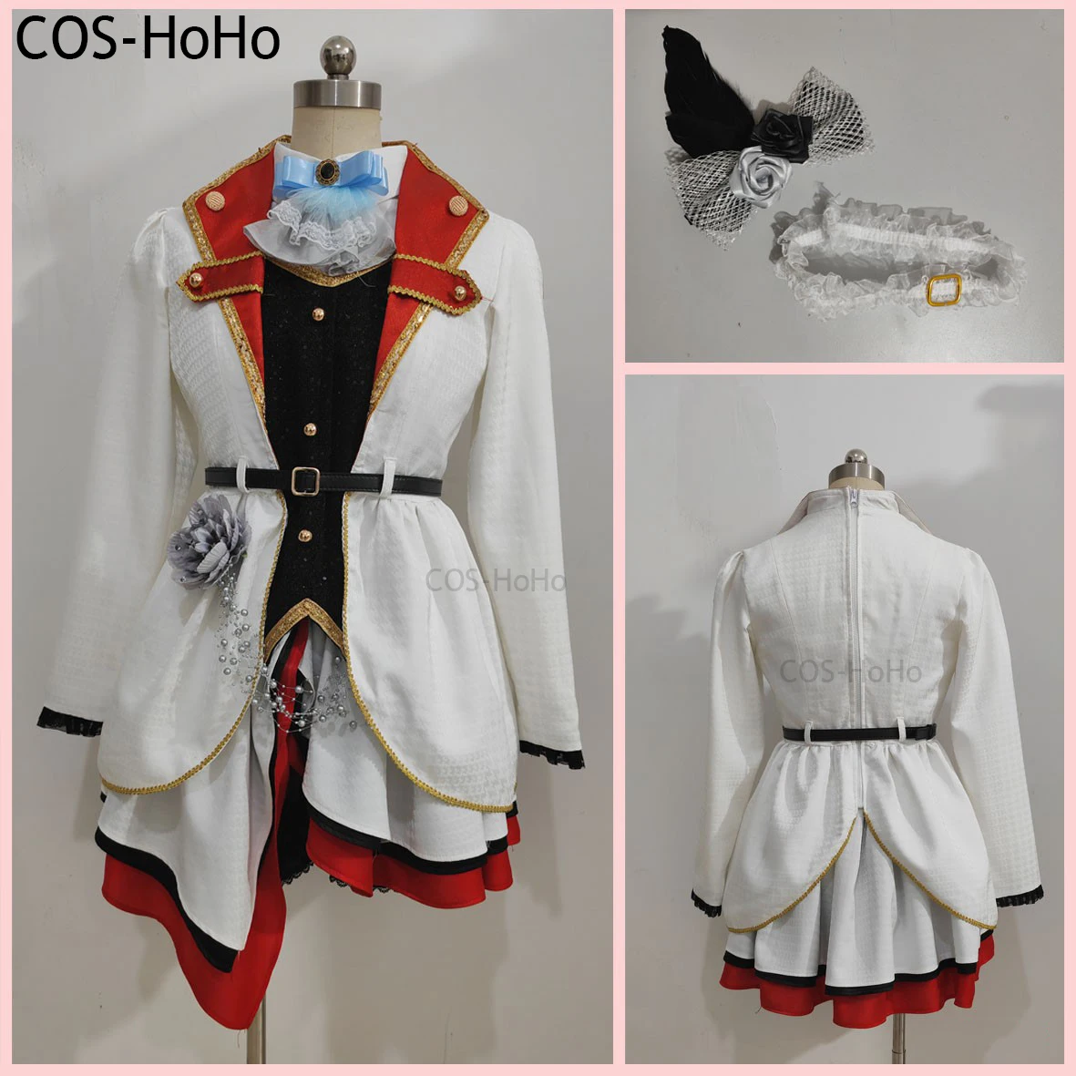COS-HoHo Anime Lovelive Aqours Future Ferry Ticket Concert Chika Ruby Kanan All Members SJ Game Suit Uniform Cosplay Costume
