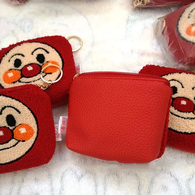 Cartoon Anime Anpanman Münzbörse Kreative Reißverschluss-Geldbörse Kopfhörer-Aufbewahrungstasche Niedliche Modische Münzaufbewahrungstasche Festtagsgeschenk – Detail 3