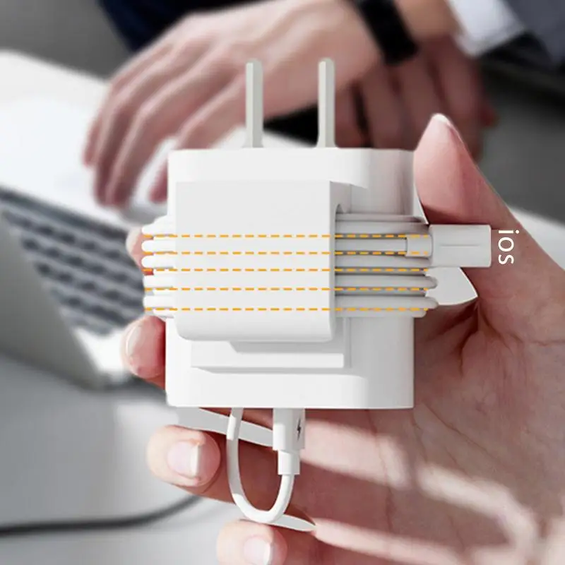Wall Plug Holder Wall Cable Tidy Clips Non-marking Hook Cable Retainer For Mixer Toaster Juicer Machine