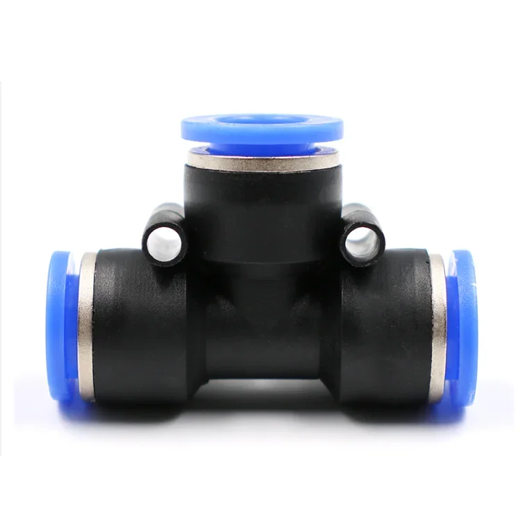 Pipe Fitting Water Pipe Fitting Hose Pipe Fitting 5/10pcs Air Pneumatic Tube Fitting OD 4mm 6mm 8mm 10mm 12mm 14mm 16mm T Y L I Tpye PV Plastic Quick Connector Push In Pipe Hose