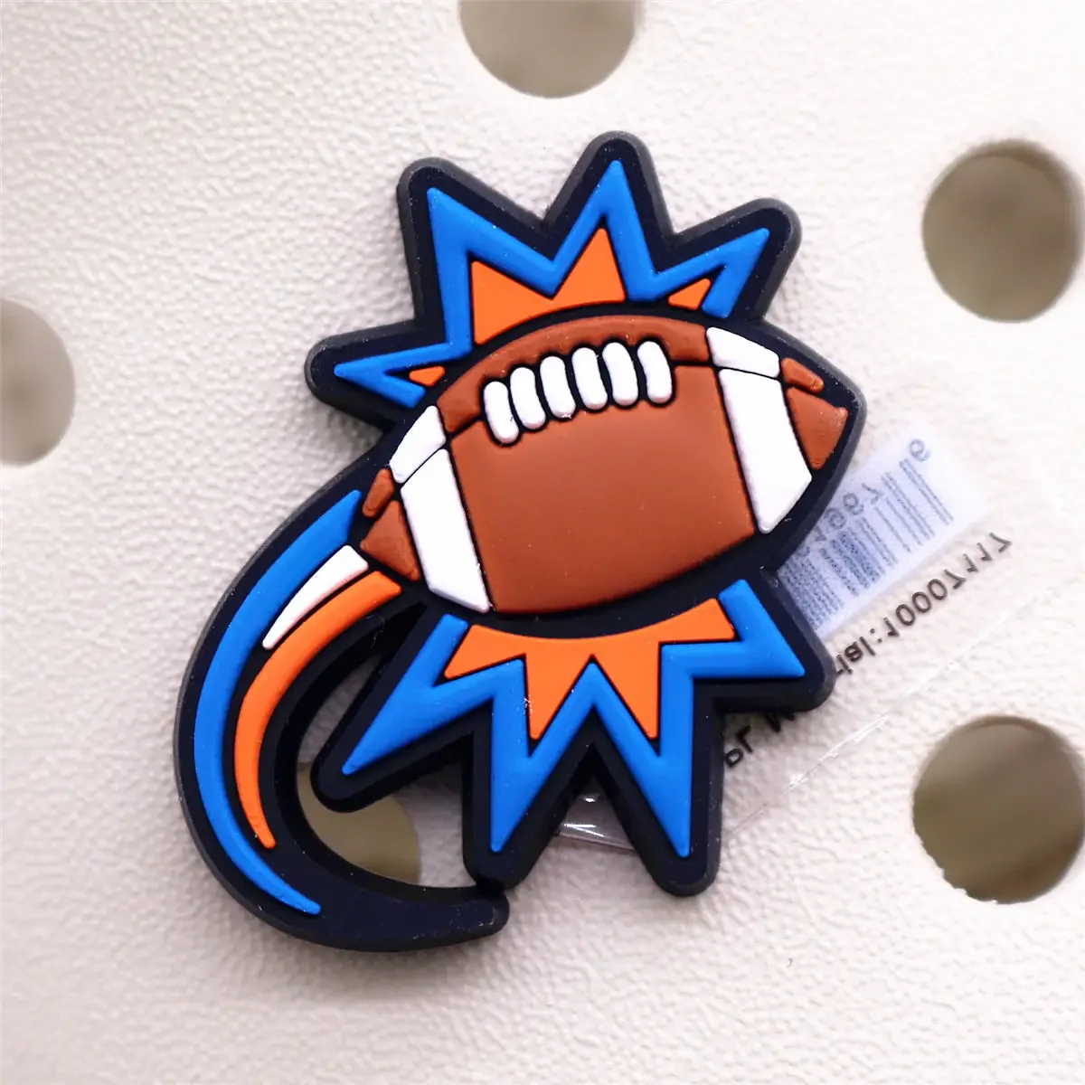 Original Athletic Sports PVC Shoe Charm Accessory - Softball and Surfing Sandal Decoration Pin
