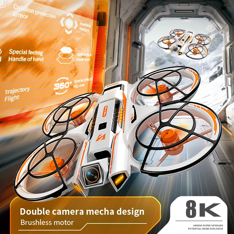Nuovo A21 PRO Drone professionale FPV 8K HD Doppia fotocamera Motore brushless Evitamento ostacoli UFO Quadcopter Giocattolo - Image 2