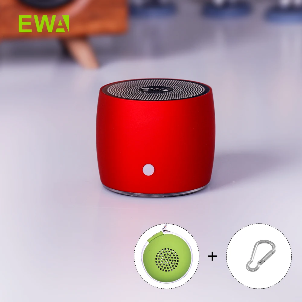 EWA A103 Mini Bluetooth Speakers German Bass Speaker For Outdoor/Indoor Camp/Bicycle /Ravel Metal Box Loud Sound