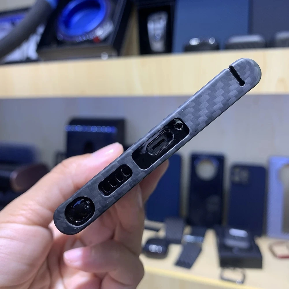 Carbon Carbon fiber phone case For Samsung Galaxy S23 Ultra Aramid fiber Anti-fall busines cover Galaxy S22 Ultra