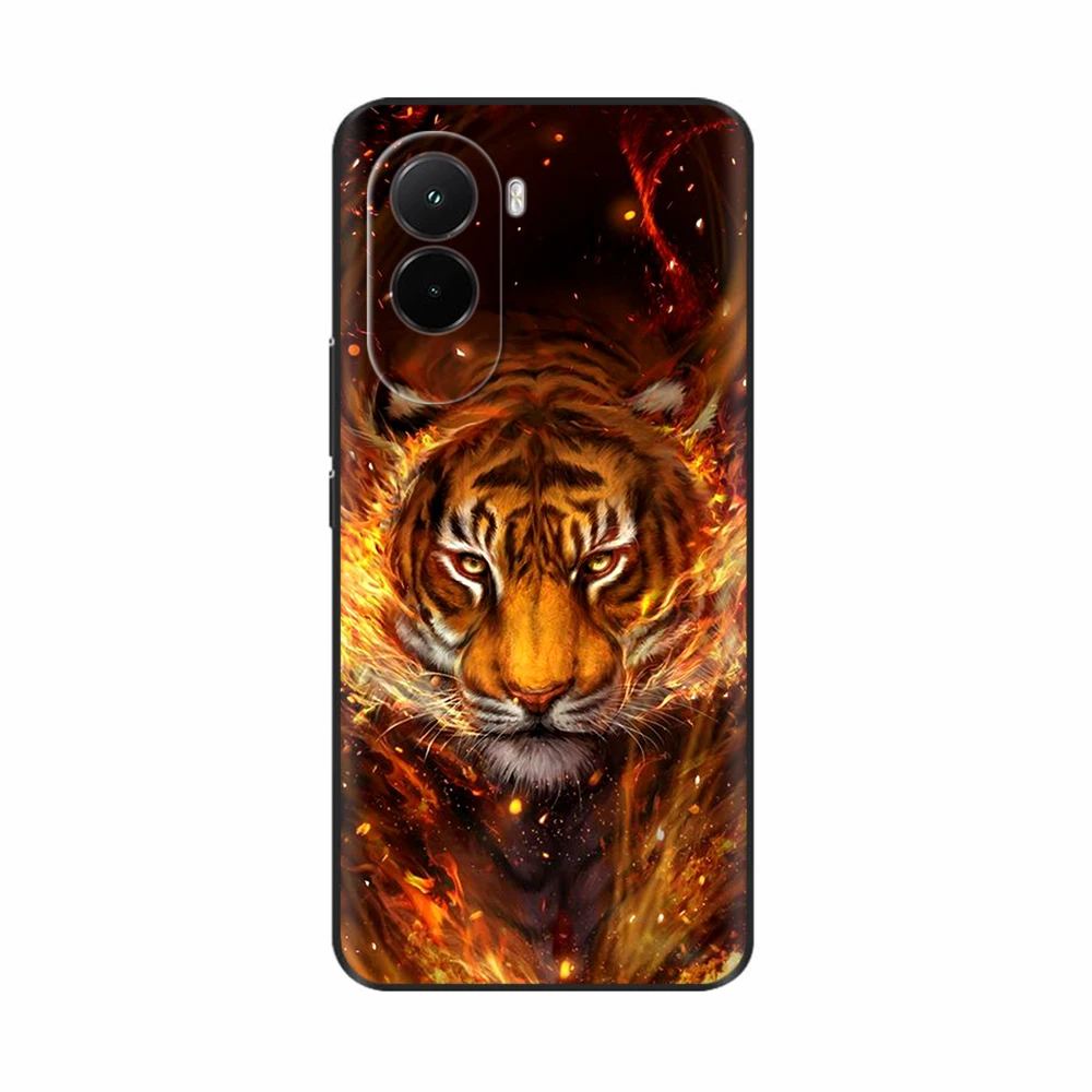 Ultra-Thin Floral Skull Painted Silicone Phone Case