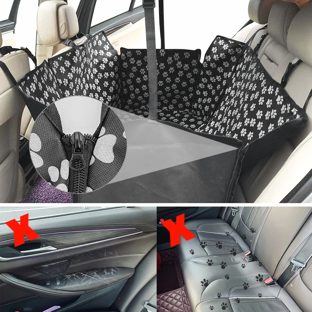 Rear Back Pet Car Seat Cover Mats Pet Supply Dog Travel Carrier Waterproof Cat Dog Cushion Seat Cushion Protector