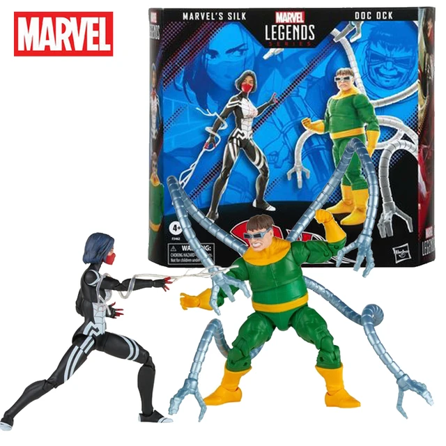 Anime Marvel Legends Spider Man 60th Anniversary Doc Ock Dr. Doctor Octopus  2 Heads 6 Action Figure From Silk Toys Doll Model - Animation  Derivatives/peripheral Products - AliExpress