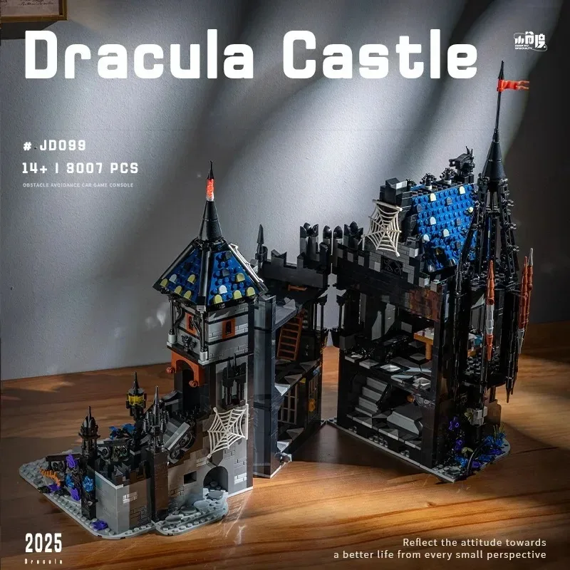 Vampir-Gulad Mittelalterliche Burg Bausatz Film-Architektur Modulares Baustein-Set Montagemodell Kreatives Spielzeug Geschenk für Erwachsene – Detail 1