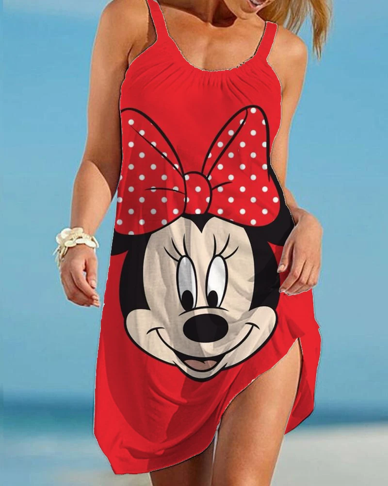 mickey mouse midi dress