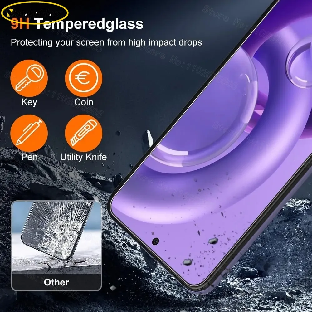 Premium 3-Pack Full Coverage Tempered Glass Screen Protector