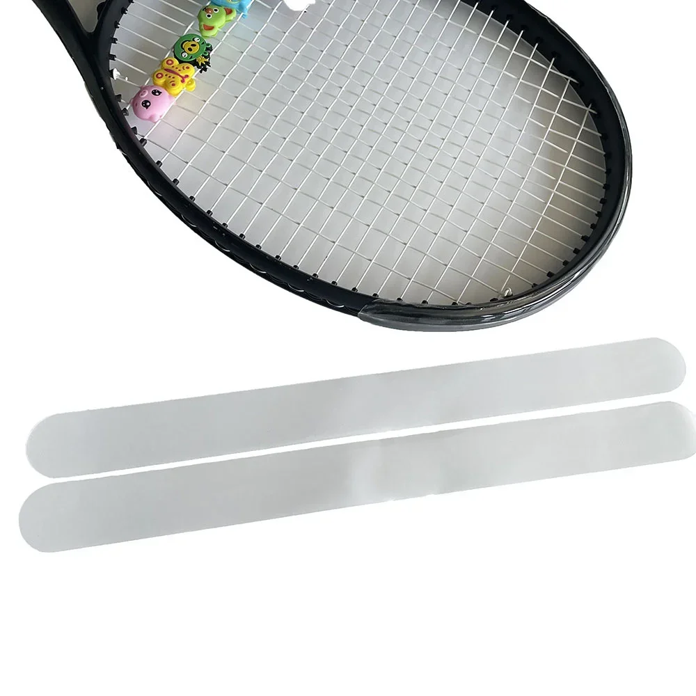 Transparent tennis racket head protector Racket protector for frame and racket strap to prevent bumps and scratches 37cm