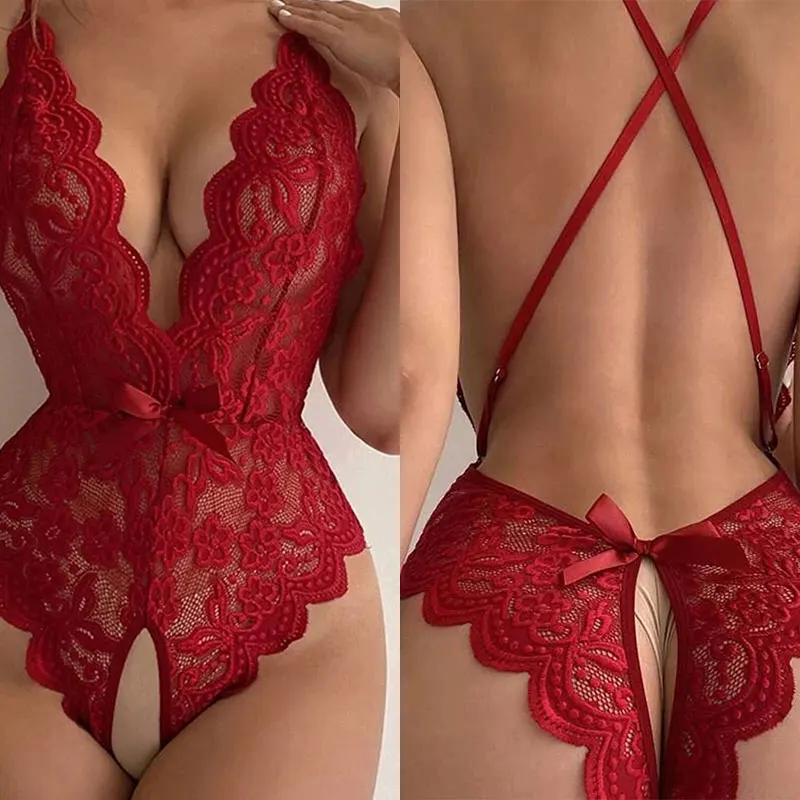 2024 Summer Tops Sexy One Piece Fun Underwear Set Tute Ropa Mujer Bodycon Ladies Playsuit Outfit Bottom Jumpsuit