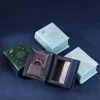 1pc Pu Leather Book-Shaped Ring Box With Suede Fabric Lining Creative European Flip Lid Magnetic Ins Ring Box Jewelry Gift Box 3
