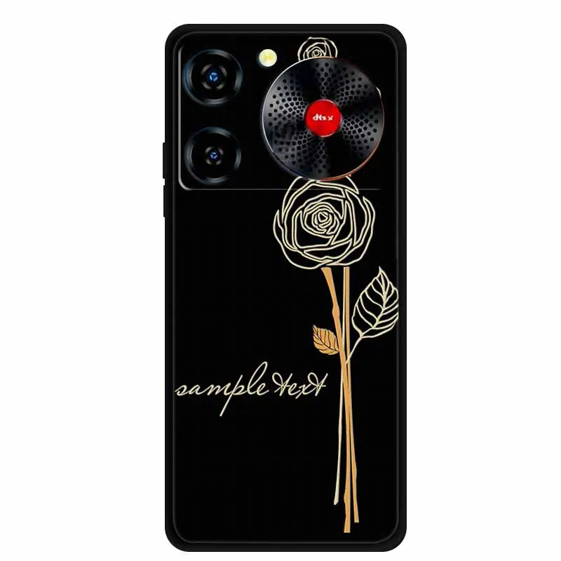 Floral 3D Embossed Shockproof Silicone Soft Phone Case – 6.6 Premium Back Cover