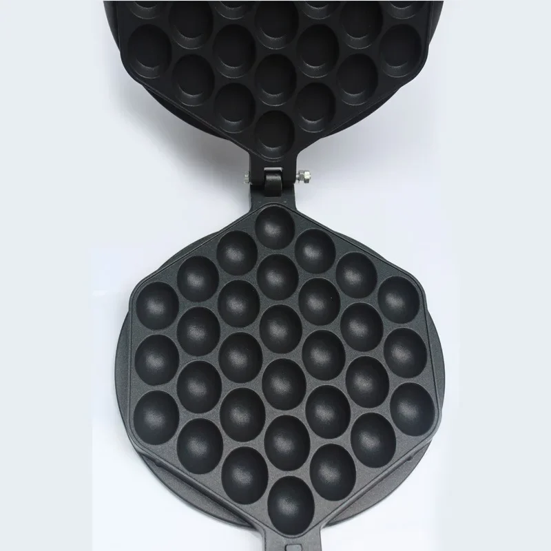 Commercial QQ Eggs Bubble Ball Baking Pan Iron Hongkong Waffle Eggette Mould Cake Mold Gas Electirc Machine Non-stick Plate