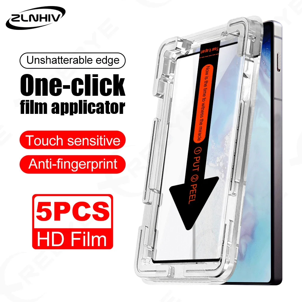 5Pcs Tempered Glass for Samsung S25 Ultra Full Cover Phone Screen Protector Protective Film S24Plus S23 Glass smartphone S22 S21