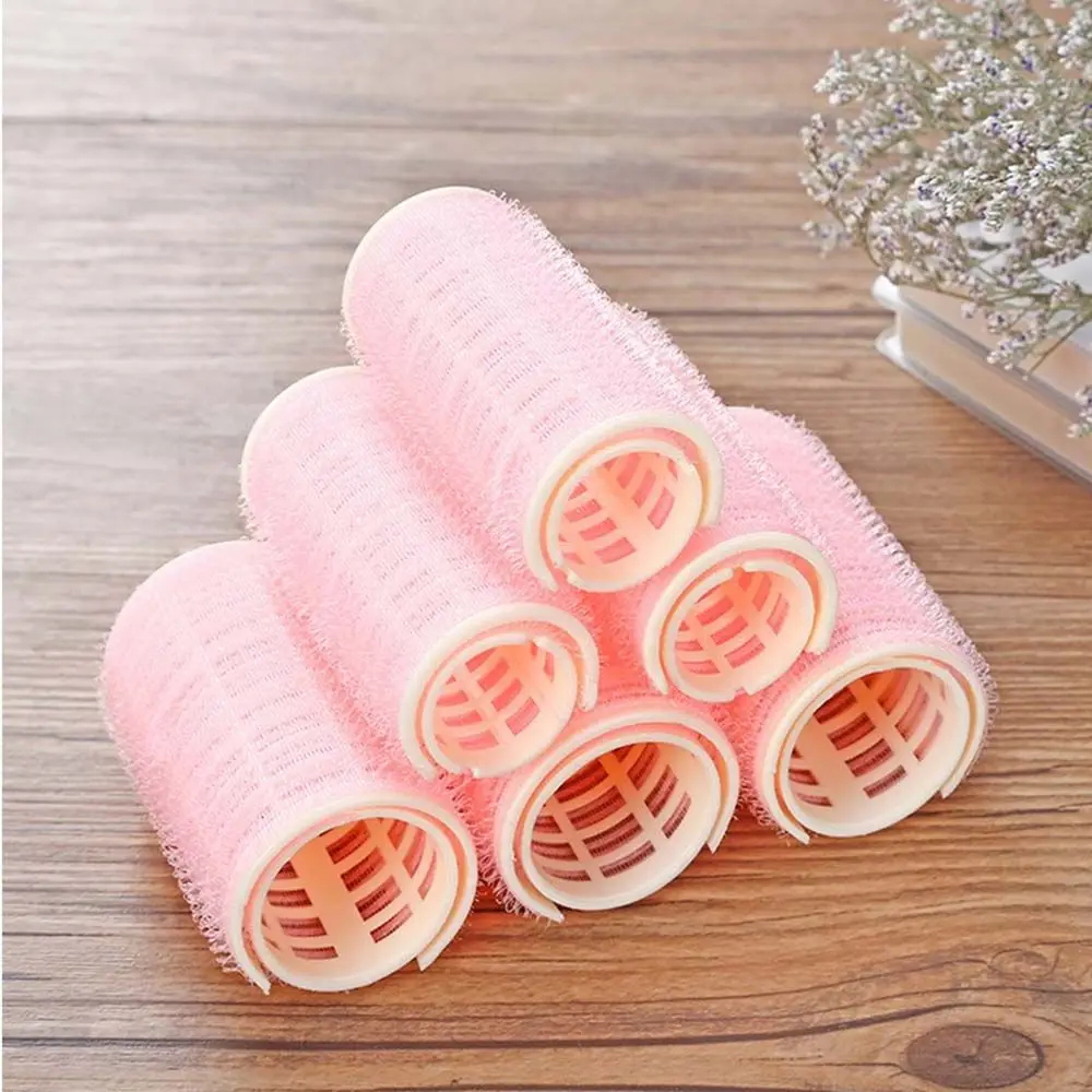2Pcs/Pack Self-adhesive 2-layer Lazy Bangs Roller Women Hair Curler Hair Curling Roller Fluffy Air Bangs Fluffy Clips