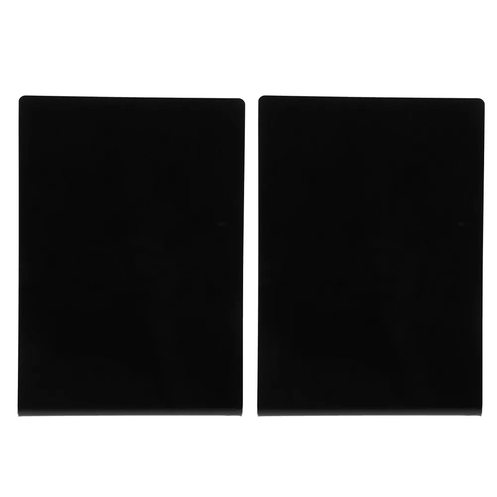 2Pcs 수제 미니 칠판 크리 에이 티브 드로잉 DIY 메뉴 보드 재사용 가능한 탁상용 음식 표지판 파티 뷔페 카페 레스토랑 사용
