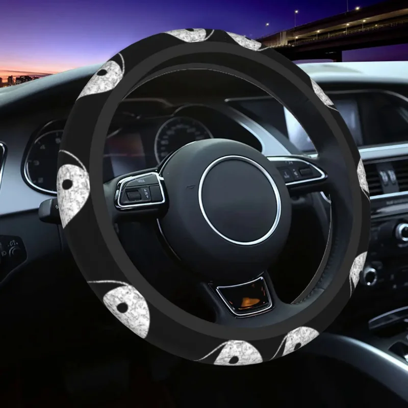 

Tai Chi Yin And Yang Car Steering Wheel Cover 38cm Anti-slip Martial Arts Kung Fu Elastische Car-styling Interior Accessories