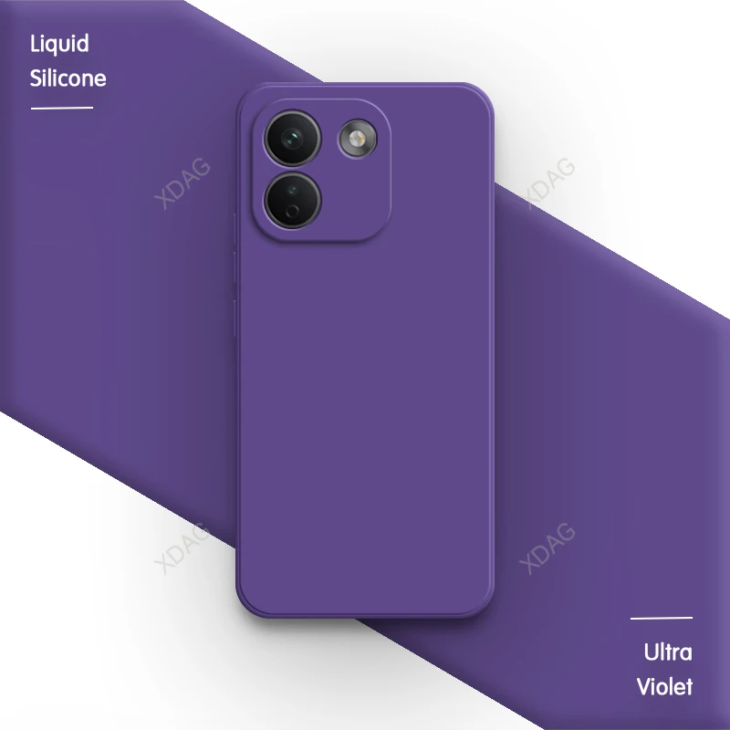 Premium Liquid Silicone Soft Back Phone Case - Simple and Elegant Design