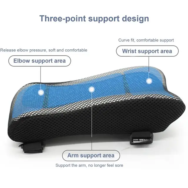 Székszálkar Pad Könyök Párna Kar Pihenés Tartó Memória Hab Belső Kanapé Irodai Otthoni Játék Székhez - Image 4