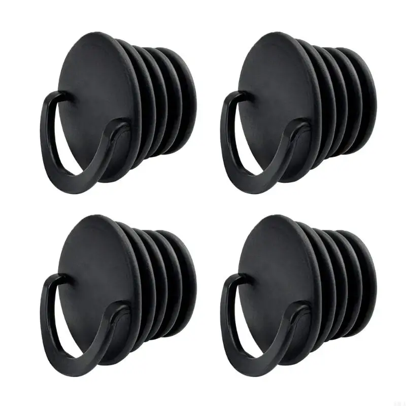 2/4Pcs Universals Drain Holes Stopper Kayak Drain Plug Boats Scupper Plugs with Handle Canoes Boats Scupper Stopper