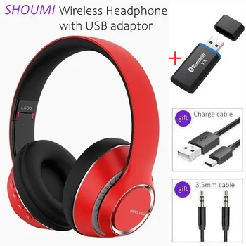 Wireless TV Bluetooth Headphones – Stereo Over-Ear Headset with Microphone, USB TV Adapter, SD Card Music Support & Comfortable Audio Design 1