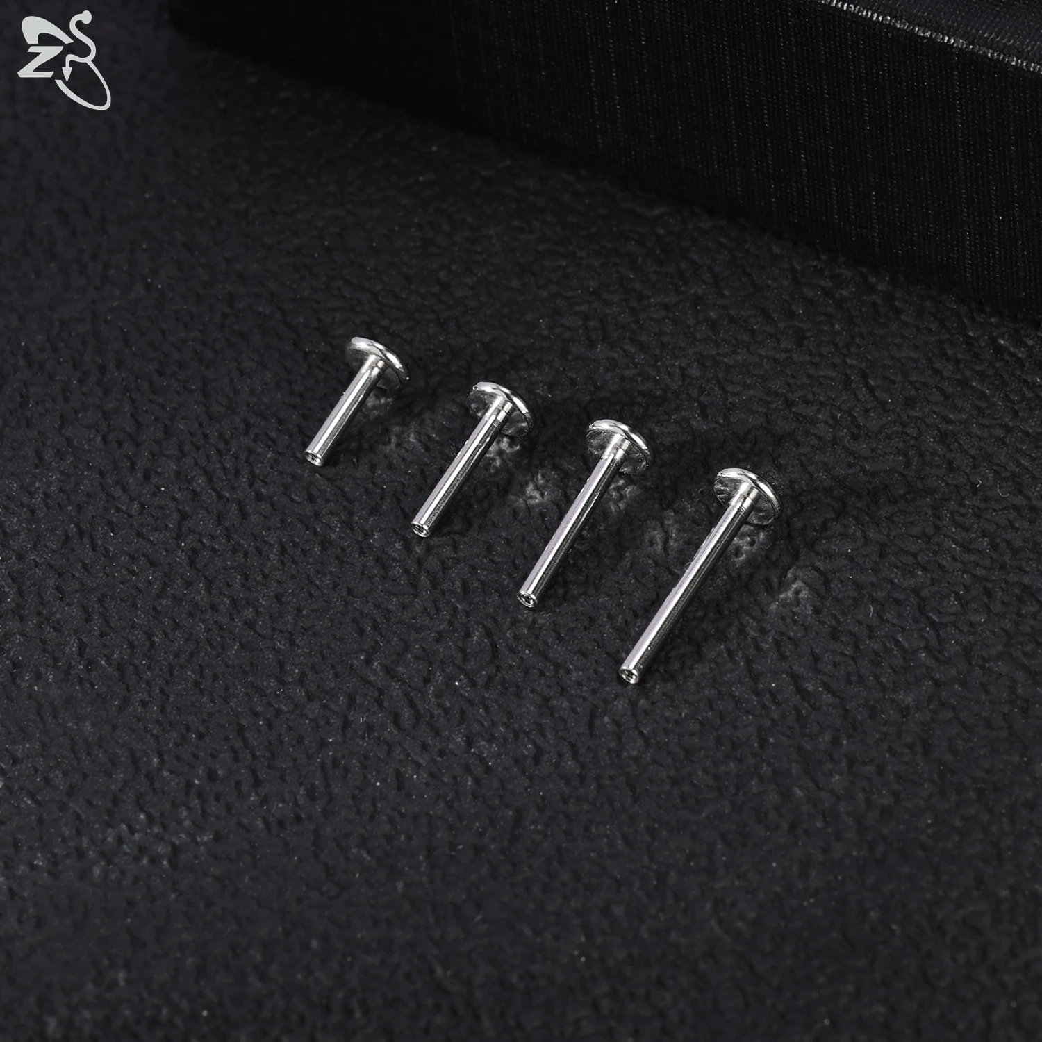 Labret Lip Stud Base ZS 10-20pcs/Lot Stainless Steel 16/18/20G 2 Colors Lip Ear Piercing Bases 6/8/10/12MM Jewelry Accessories piercing jewelry,body piercing jewelry,body jewelry