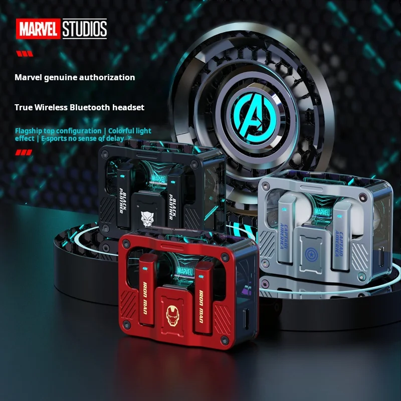 

Marvel True Wireless Bluetooth Headset Iron Man Game Sports Noise Reduction Boys Huawei Apple Universal