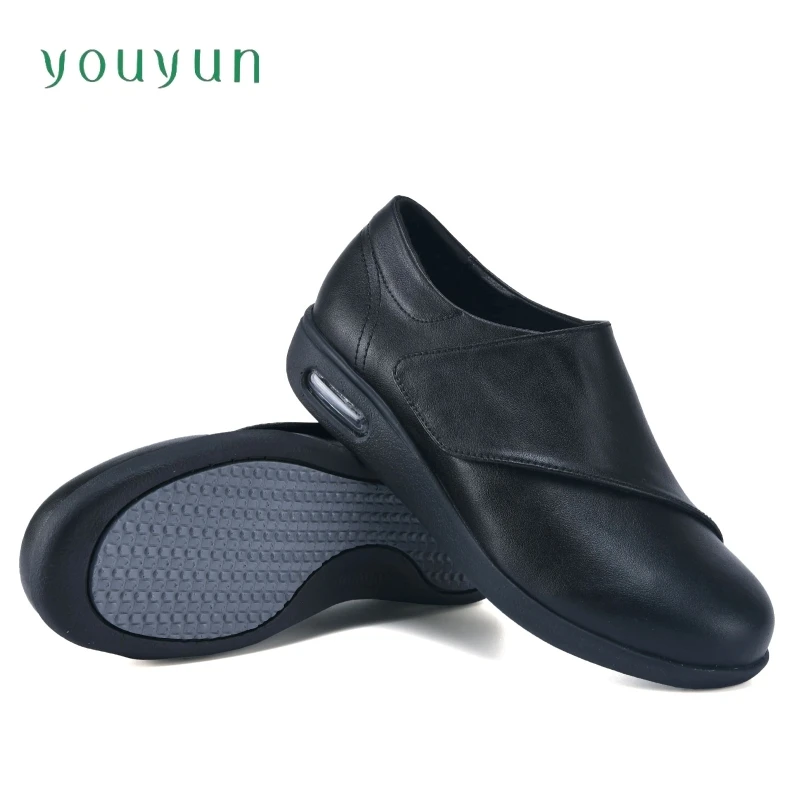 Autumn flat bottomed non slip kitchen women work shoes casual lightweight not tiring shoes for middle-aged and elderly people 2