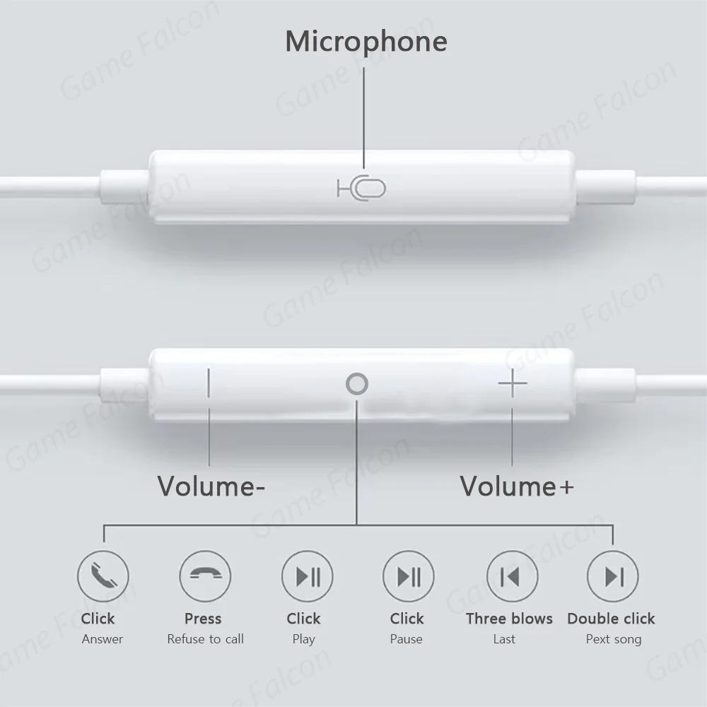 Bluetooth Headset For Apple iPhone 15 14 13 Pro High-Fidelity Bluetooth Wired Headset Type-C 3.5mm Suitable For Samsung Xiaomi ipad Tablet