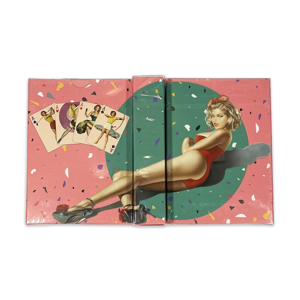 Romantic Love Art Playing Cards - 54 Unique Vintage Design Cards, Full Poker Deck With Gloss Finish