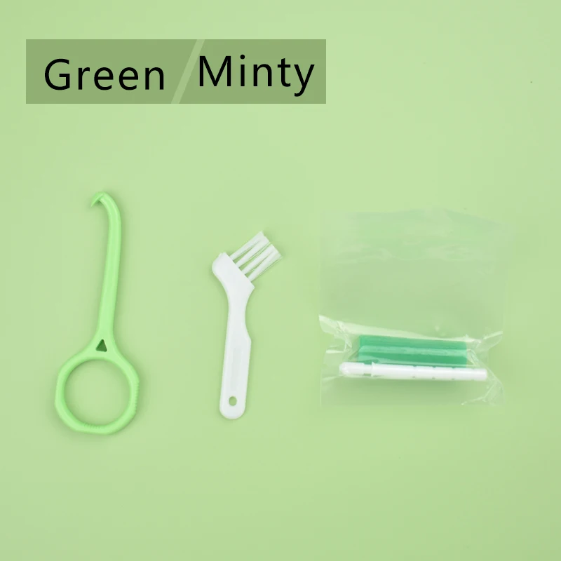 

Dental instruments Orthodontic fixator bracket extractor Small Teeth cleaning brush bite hose