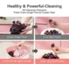 Customized Fruit Cleaning Device Wholesale Large Fruit Washer Spinner with Brush 3