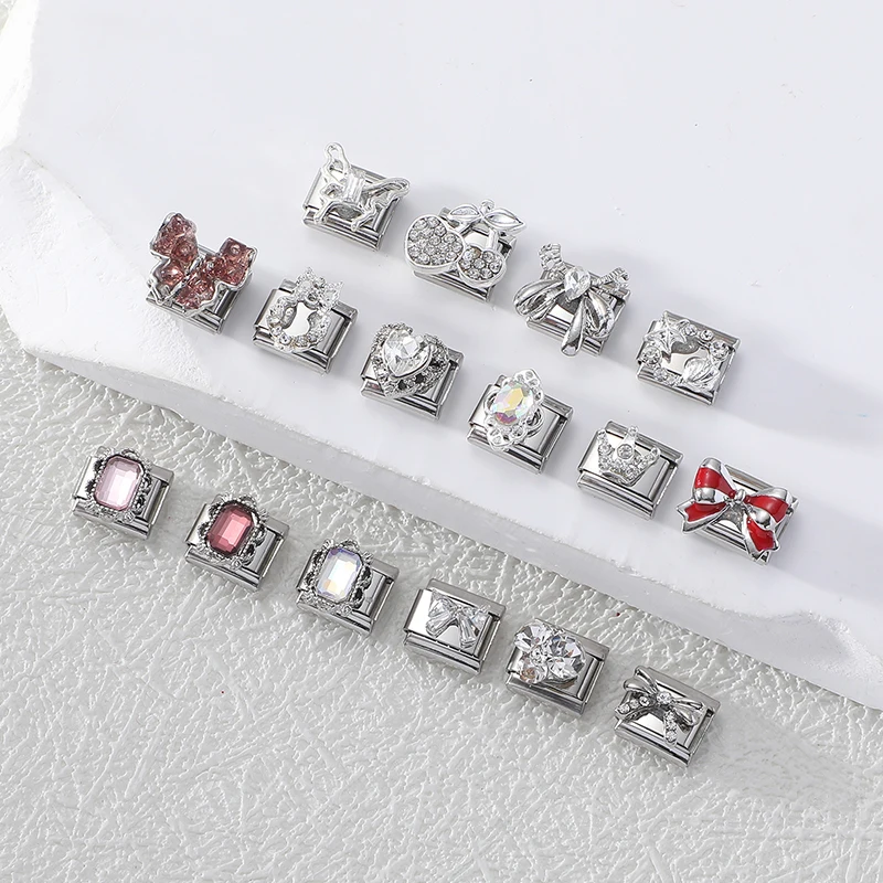 Zircon Charm Bracelet Stainless Steel