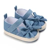 0-18 months cute baby shoes summer small fresh blue bow princess shoes sandals soft and comfortable soles slip walking shoes 2