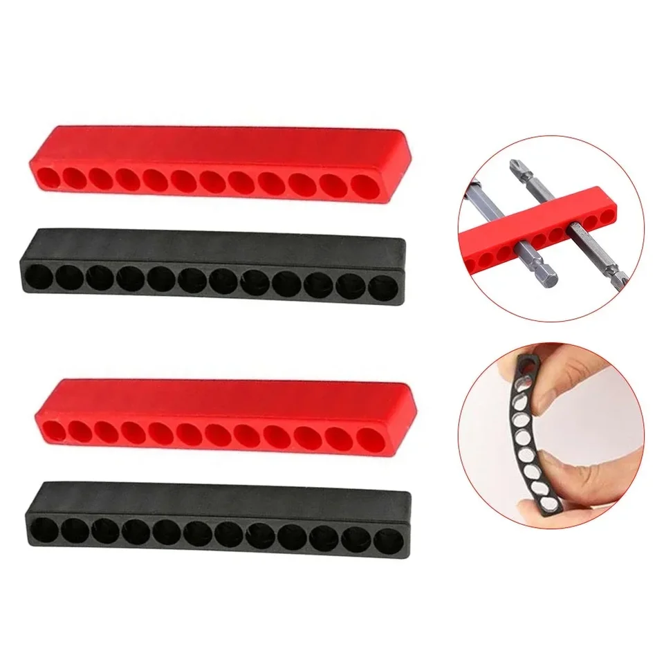 SPORTARC 5Pcs Hex Bit Organizer 4/6/8/10/12/13 Holes